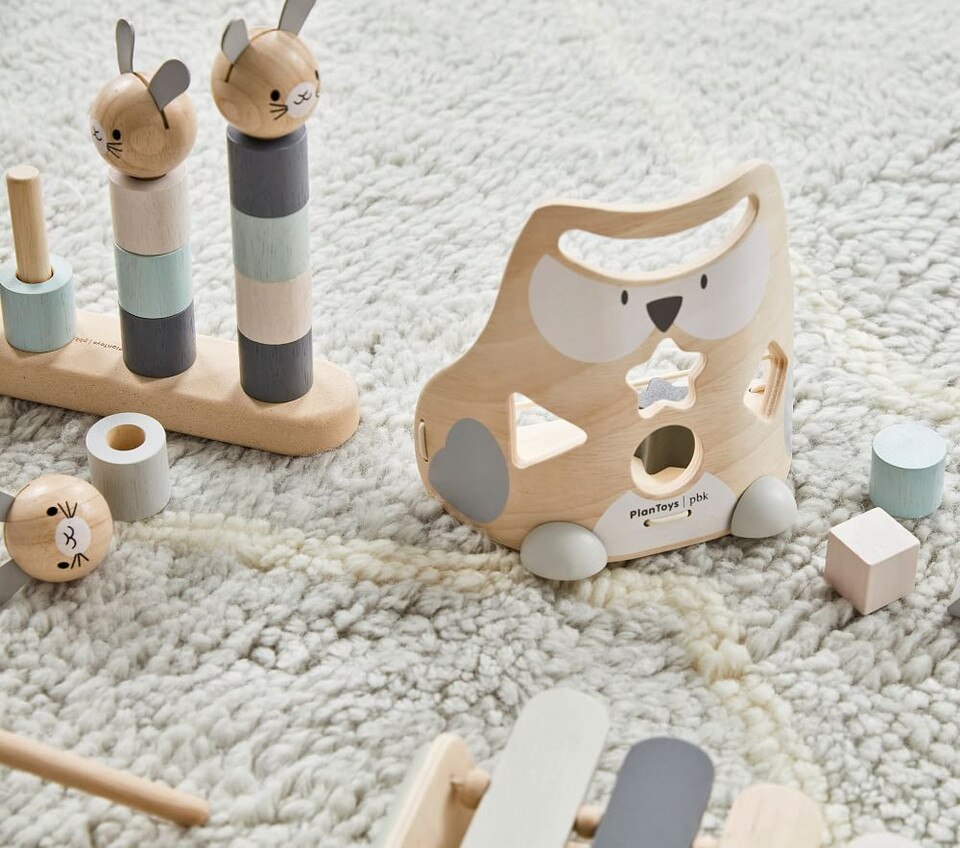 Plan Toys x PBK Owl Sorter Pottery Barn Kids Australia